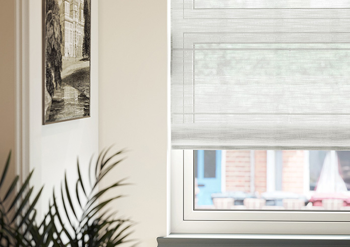 Novara Voile, Grey Skies - Roman Blind - Image 5